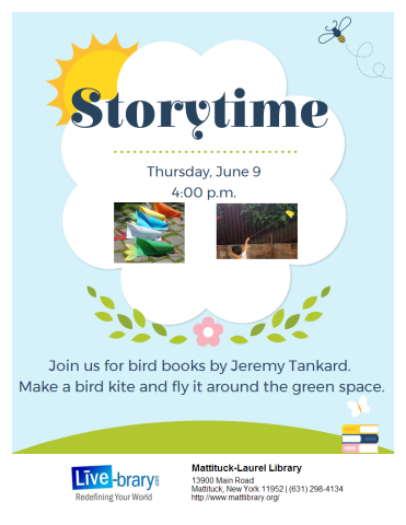 Storytime with books by Jeremy Tankard