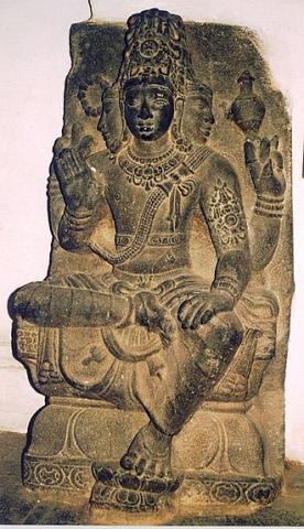 A statue of Prajapati, the Lord of Children