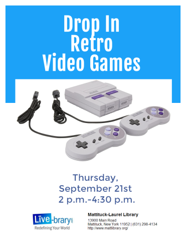 Drop in and challenge your family or friends to some retro games