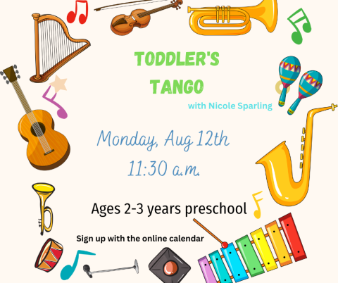 Enjoy this active program with your toddler