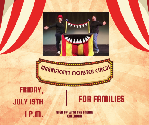 Monster puppets and fun!