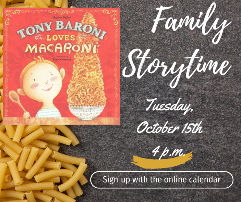 Macroni oh my!  Enjoy this story and a snack.