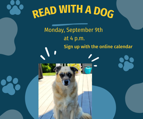 Here is you chance to read out loud to a DOG!