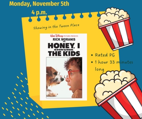 With a parent, join us for this funny movie.