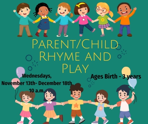 Join us and play with toys, then enjoy a circle time of rhymes.