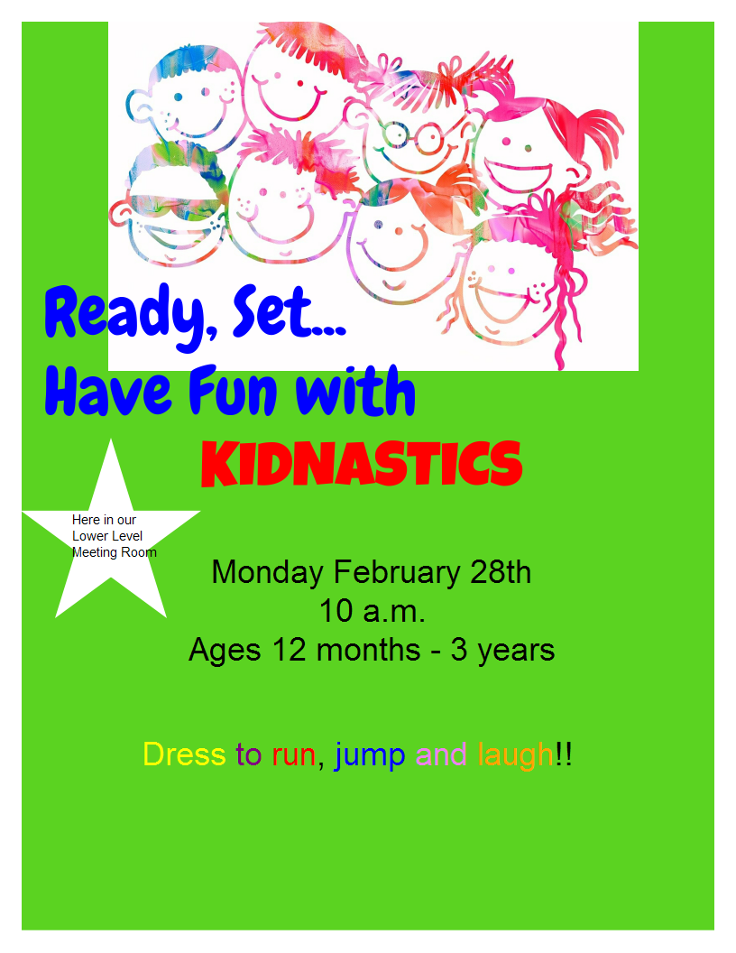 Get ready to move with Kidnastics!