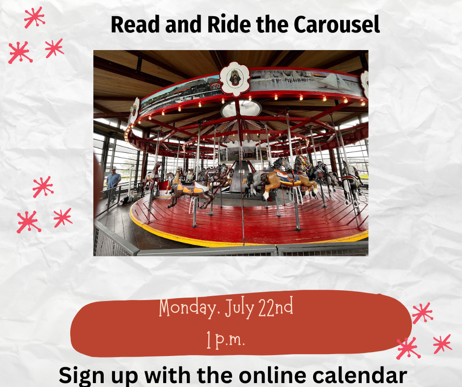 Take a carousel ride and hear a story with your ice cream